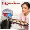 BESPORTBLE 2pcs Kitchen BBQ Thermometer Gauge for Charcoal Grill Smoker