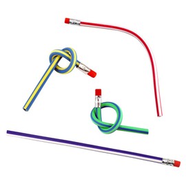 Locisne 35 Pack Soft Flexible Bendy Pencils, Magic Bend Pencils for Kids School Fun,Classrooms,Prizes,Party Gifts