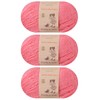 3-Pack Fluffy Wool Blend by Yonkey Monkey. Knitting Crochet DIY
