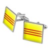 GRAPHICS & MORE South Vietnam Flag Square Cufflink Set -