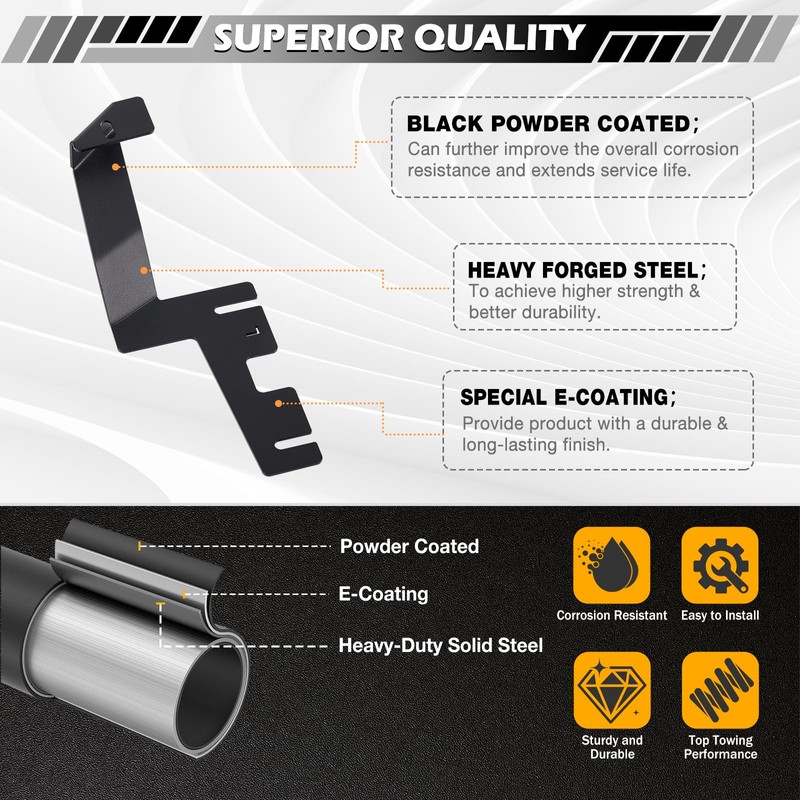 T-TOP WLS No-Drill A-Pillar Ditch Light Brackets for 2019-2026 RAM