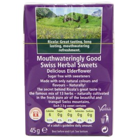 Ricola Box - Elderflower 45g (PACK OF 12)