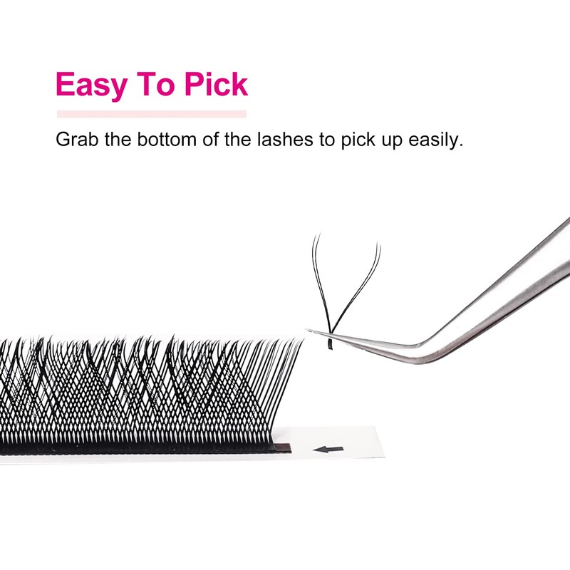 Lash Extension YY Lashes D Curl Mix Length 15-20mm Pre