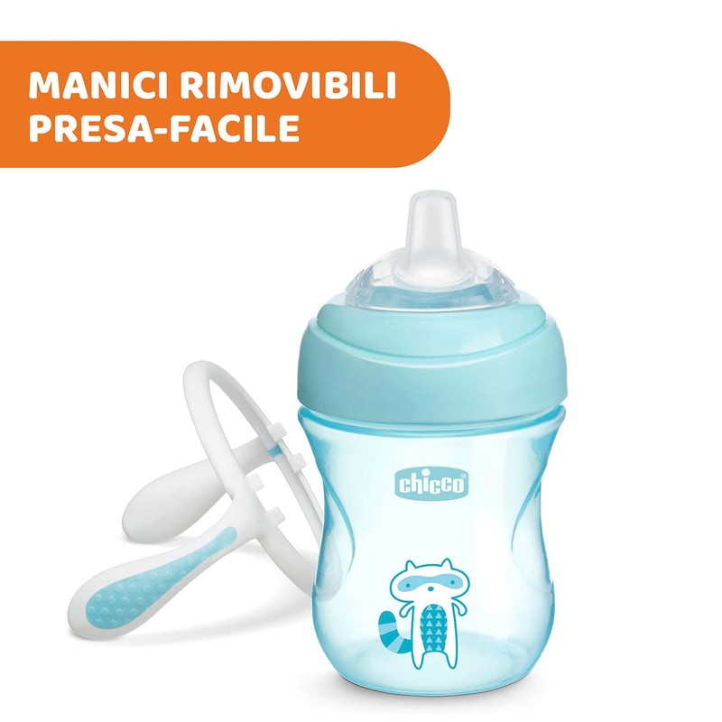 Chicco Vaso de Transición, 4 Meses+, color Azul, 112 g