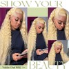Valiilo Deep Wave Lace Front Wigs Human Hair 613 Blonde