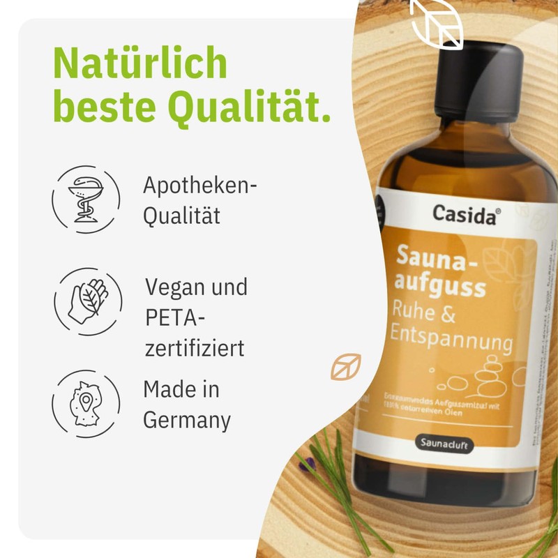 Casida Sauna Infusion Peace & Relaxation Natural Lavender Orange 100