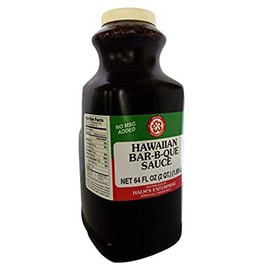 (Pack of 2) Halm's Hawaiian Bar-B-Que BBQ Sauce LARGE 64 oz Bottle