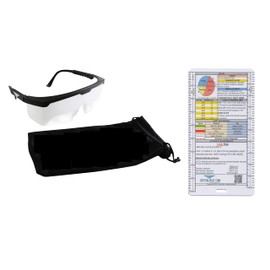 Crystal Pilot Certified IFR Training Glasses/View Limiting Device for Aviation with IFR Placard. Used for Simulating Instrument Meteorological Conditions and IFR Test Prep