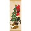 Hamamonyo (濱文様) Picture Tenugui Decoration Santa