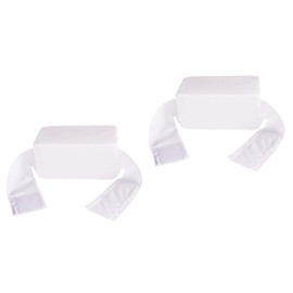 Gatuida 2pcs Bed Prevention Leg Rest Cushion Ankle Pads for Foot Pressure Relief for Injuries Surgery and Improving Circulation White Comfortable Support