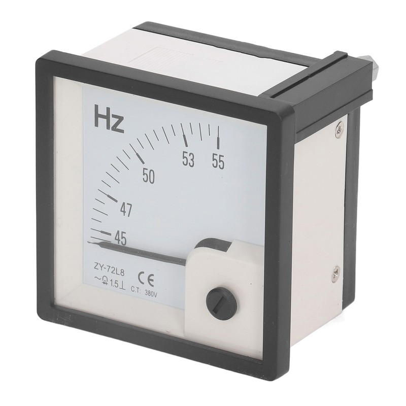 AC Frequency Meter 45 To 55Hz 1.5 Class Accuracy 72x72mm