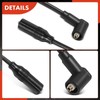 A-Premium - 5 cables de bujía compatibles con Volkswagen Jetta,