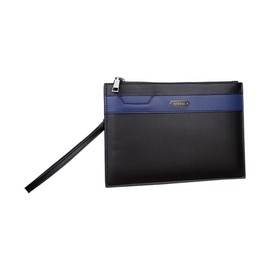 Cenvins Men's Clutch Bag, Large, Lightweight, Thin PU Leather, B5, A4, Hand Held Bag, For Formal Weddings, Funerals, Ceremonies, Parties,, Black A