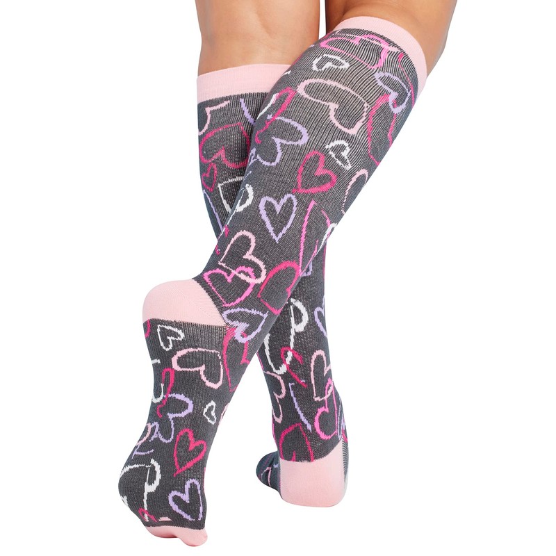 Cherokee Printsupport - Calcetines de apoyo para mujer de 10