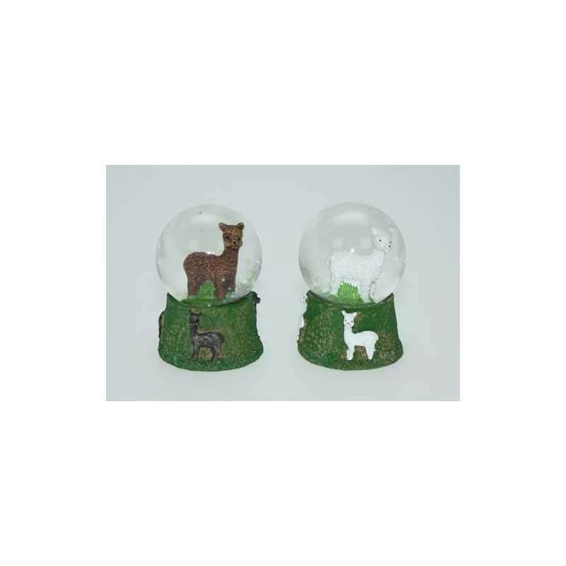Cornelißen Glitter Ball Alpaca Height 6.5 cm Animal Snow Miniature