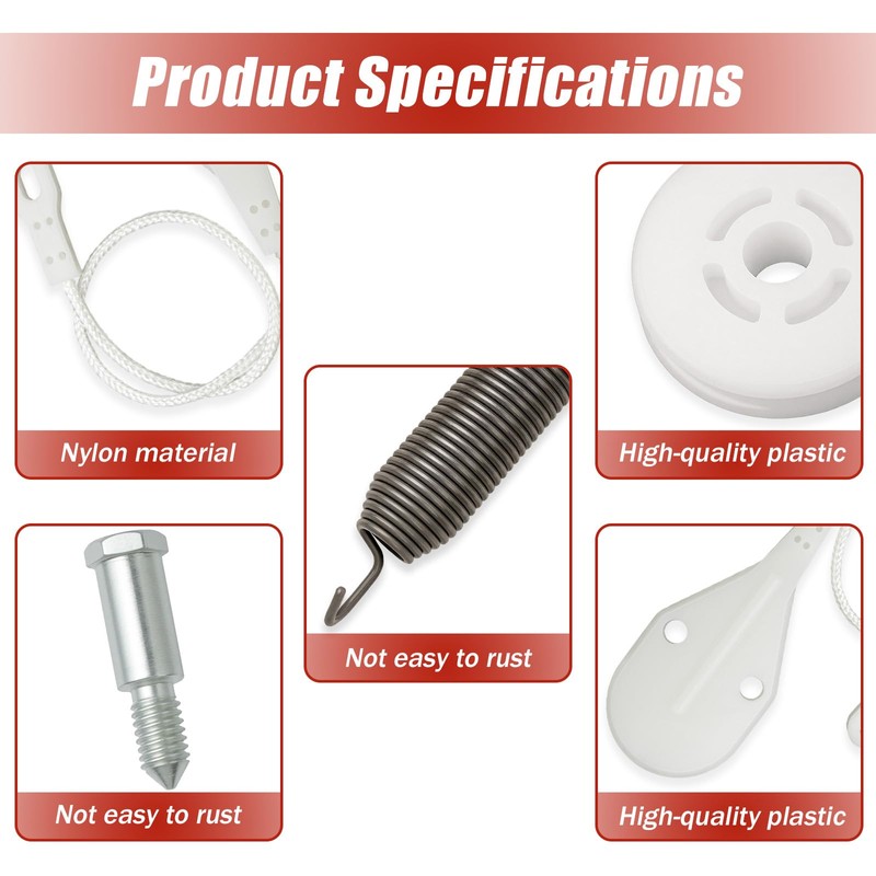 WD49X30778 Door Cable and Spring Kit for GE, Hotpoint, Haier