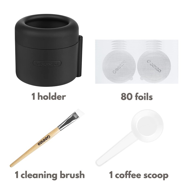 Easy-Seal Coffee Capsule Refill Kit for Nespresso Vertuoline with a