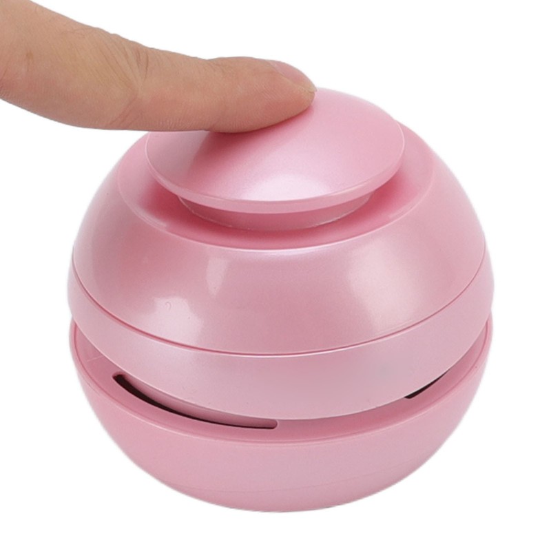 Table Vacuum Cleaner Pink Compact Portable Small Automatic Electric Low