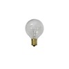 Sival - Replacement Globe Light Bulb, G50, 7W/130V, E17 (C9)