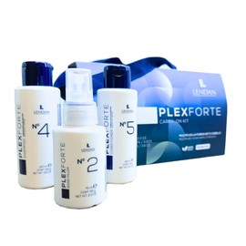 Lendan Plex Forte Carry-On Kit 3 Productos (1uni. Champú Nº4 de 70 ml,1uni. Acondicionador Nº5 de 100 ml,1uni. Bond Filler Nº2 de 100 ml)