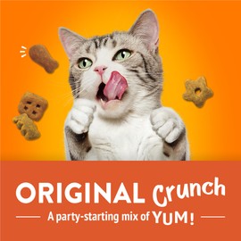 Purina Friskies Cat Treats, Party Mix Original Crunch - 20 oz. Pouch