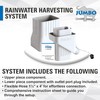 JUMBO Rooftop Rainwater Harvesting System from Downspouts Diverter Size 2”