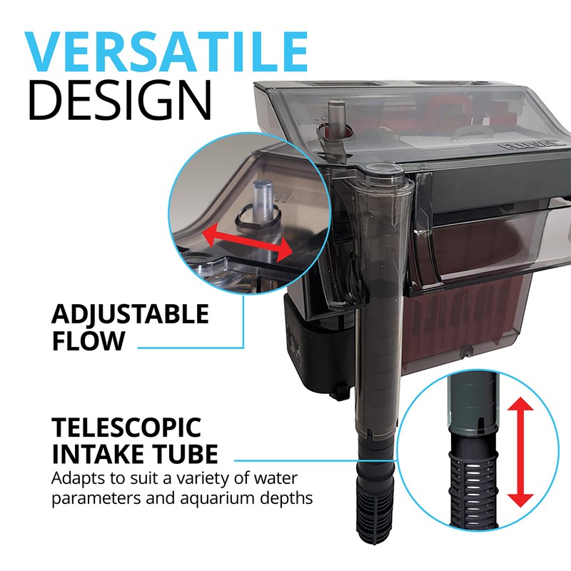 Fluval C4 Power Filter, Fish Tank Filter for Aquariums up
