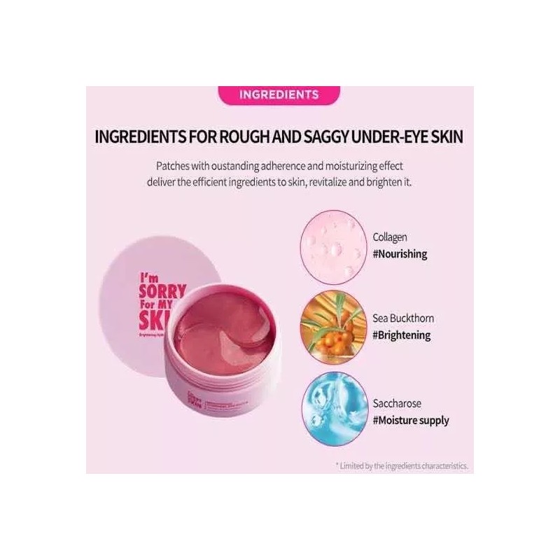 I'm Sorry For My Skin Brightening Hydrogel Eye Patch K-bty