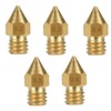 3D Printer Extrusion Nozzle, Deear MK8 Nozzle, Printhead 1.75mm Filament