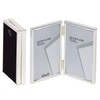 3.5 x 5-inch Silver Thin Edge DOUBLE PORTRAIT Photo Frames