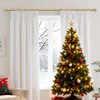 1 Inch Gold Curtain Rods for Windows 72 to 144