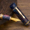 Asvine C2000#8 Stabilized Wood Fountain Pen Medium Nib Large Handmade
