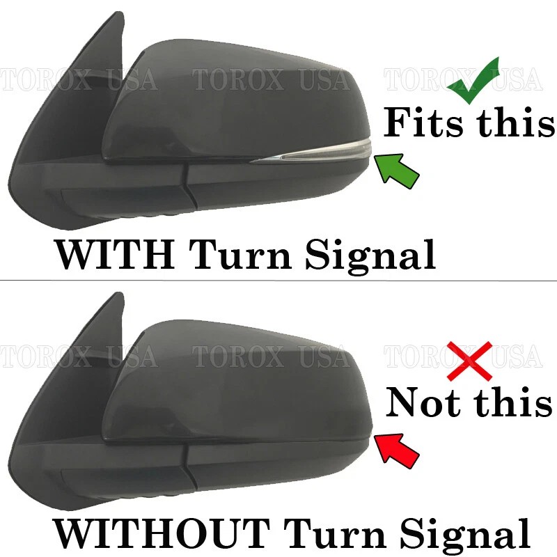 Torox For 2021-2023 Toyota Tacoma PASSENGER Side Mirror COVER Cap