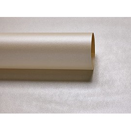 10 x A4 Opal Candlelight Cream Peregrina Majestic Pearlescent Shimmer Paper Double Sided 120gsm Suitable for Inkjet and Laser Printers