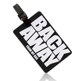 Funny Luggage Tags Colorful Travel Luggage Tags Cute Baggage Bag Tags Suitcase Travel Baggage Bag (Black)