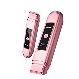 WUDTI Rechargeable Women's Hair Trimmer - Electric Bikini Shaver & Body Razor with 2 Attachments