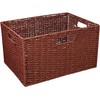Chidorisangyou Basket, Red, 14.2 x 10.2 x H7.9 inches (36