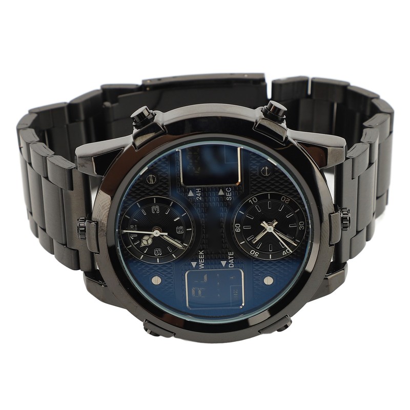 Men Wrist Watch with Alarm Clock Fashionable 30m Waterproof Backlight