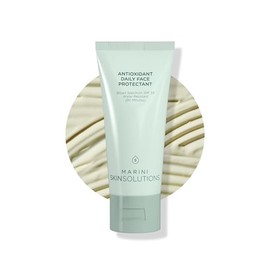 Marini SkinSolutions Protector facial antioxidante diario, protector solar SPF 33 de amplio espectro, resistente al agua (80 minutos), libre de crueldad, fabricado en los Estados Unidos, 2 onzas