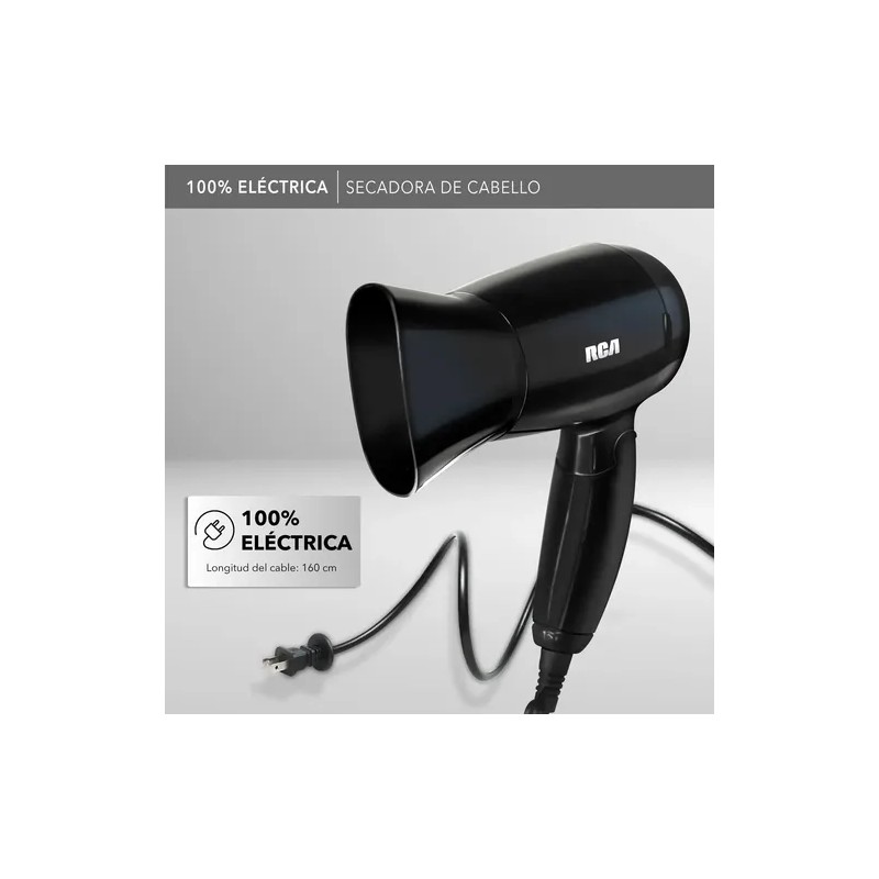 Rca Secadora Para Cabello De Mango Plegable Rc-p8 Belleza Color