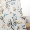 MYSKY HOME 95 Inch Curtains Semi Sheer Linen Blended Window