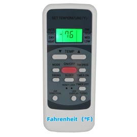 Replacement Remote Control Compatible for Premium RG51ME/EU TGM RG51ME/EU Air Conditioner (Display in Fahrenheit)