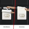 Mail Slot Catcher Bag, Indoor White Mail Catcher Felt Cloth