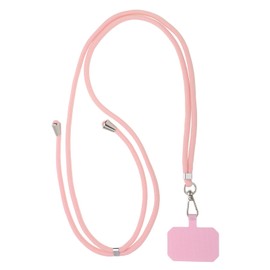 PATIKIL Smart Phone Lanyard, Universal Cell Phone Lanyard Adjustable Crossbody Strap Patch with Neck Strap Fits Most Smartphones, Pink