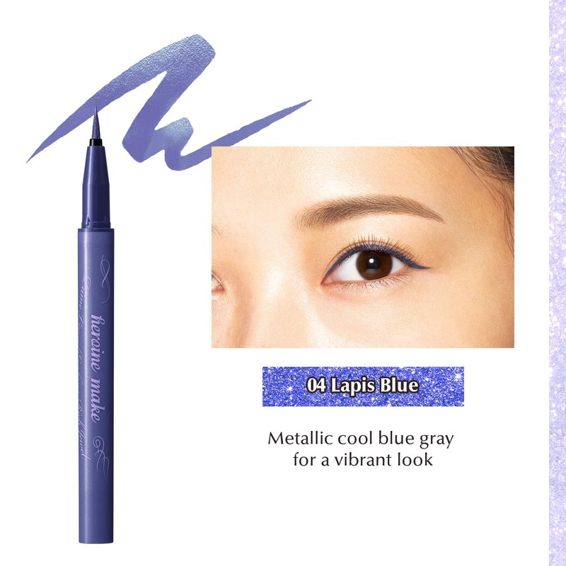 Heroine Makeup SP Prime Liquid Eyeliner Rich Jewel 04 (Lapis