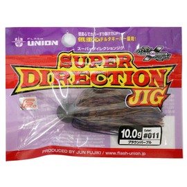 FLASH UNION(フラッシュユニオン) ラバージグ スーパーダイレクションジグ 10g ブラウンパープル #011 ルアー