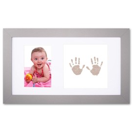 My Tiny Prints Baby Handprint & Footprint Picture Frame Kit - Inkless & Mess Free 17.7"x11"