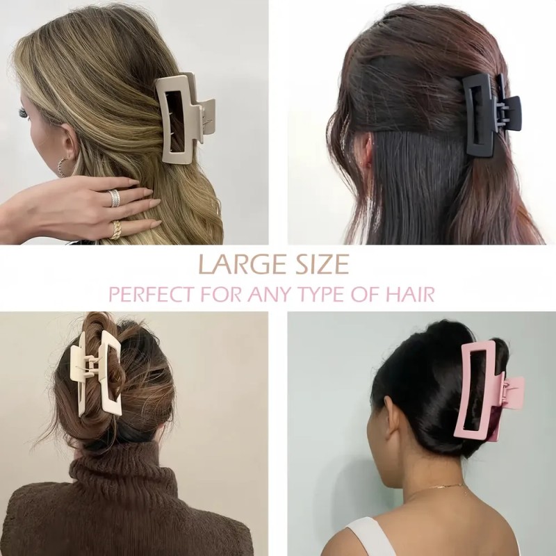 12 Pcs Pinzas For El Cabello, Garra Fuerte For Pelo