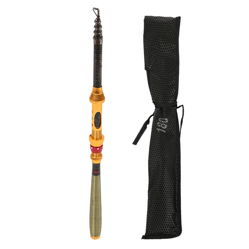 Mini Portable Carbon Retractable Super Hard Sea Fishing Fish Pole