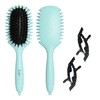 Judpor® Set Curly Lockenbürste + 4 Pinzetten | Lockenformbürste Curly